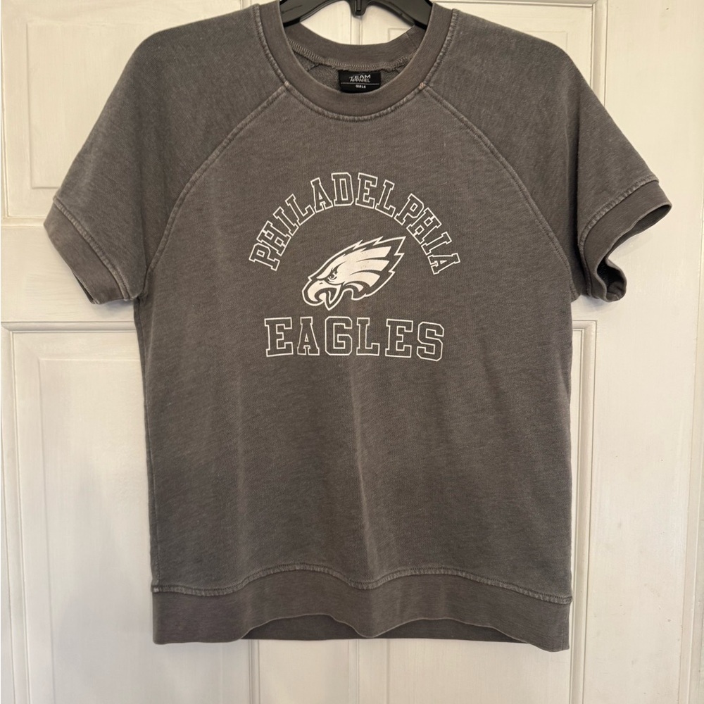 NFL Team Apparel Girls Gray Sweatshirt